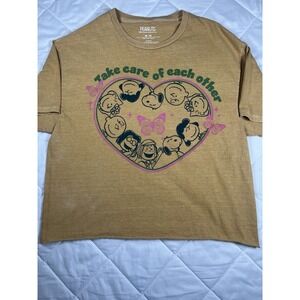 Peanuts Snoopy Graphic Tee Medium Cropped Boxy